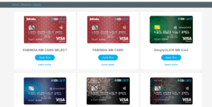 Alt="SBI Credit Card option"