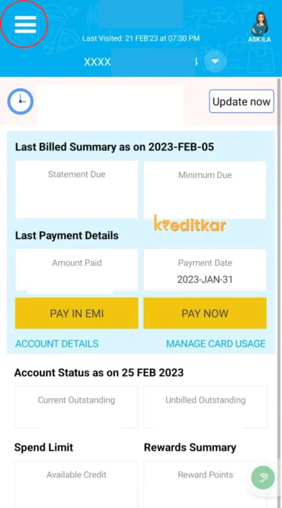 SBI Credit Card Me Auto Debit Deactivation Online