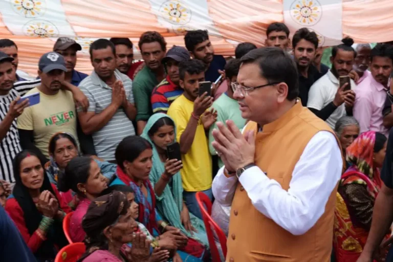 Uttarakhand: CM Dhami arrives here among disaster victims, assures all help