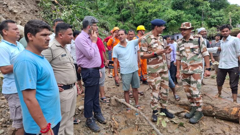 Tharali disaster: Health department involved in relief and rescue operations